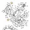 Panneau Droit + couvercle pour YAMAHA XT1200Z 2010 à 2013 