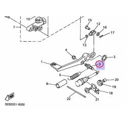 Goupille de pédale de frein pour YAMAHA YZF-R6 1999 à 2002