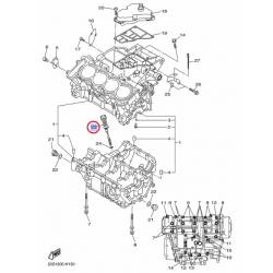 Tirette jauge niveau d'huile pour YAMAHA FZ6 N/S 04-09, XJ6 N/S 09-13, R6 99-05