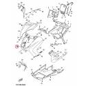 Face avant gris clair pour Yamaha Xmax 125 2005 à 2006 et Xmax 250 2005 à 2006