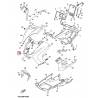 Face avant gris clair pour Yamaha Xmax 125 2005 à 2006 et Xmax 250 2005 à 2006