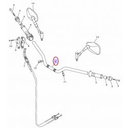 Guidon origine pour Yamaha Vmax 1700 2009 à 2013