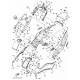 Passage de roue d'origine brut pour Yamaha Tmax 530 2012 - 2013