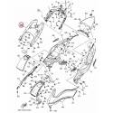 Passage de roue d'origine brut pour Yamaha Tmax 530 2012 - 2013
