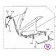 Cache tête de fourche noir brillant pour Yamaha YZF-R1 2009 à 2011