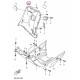 Protège jambe intérieur bleu pour Yamaha BW'S 50 de 2004 à 2009 