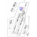 Té de fourche inférieur pour Yamaha BW'S 50 de 1996-1997