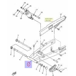 Bras oscillant arrière pour Yamaha TZR 50 de 1996 à 2002