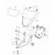 Support de phare pour Yamaha WR125R/X de 2009 à 2013