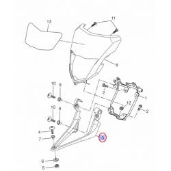 Support de phare pour Yamaha WR125R/X de 2009 à 2013