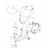 Support de phare pour Yamaha WR125R/X de 2009 à 2013