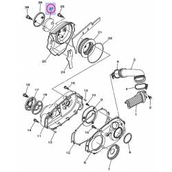 Mousse amortisseur de couvercle de carter pour Yamaha Tmax 500 01-11