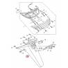 Support immatriculation pour Yamaha Cygnus 125 07-12