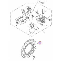 Disque de Frein Arrière pour Yamaha BT1100  05-06 et Tmax 500 05-07