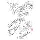 Cache Latérale Boomerang Gris clair Gauche pour Yamaha Tmax 500 08-11
