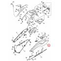 Cache Latérale Boomerang Gris clair Gauche pour Yamaha Tmax 500 08-11