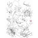 Mousse Amortisseur d’intérieur de Pare Boue pour Yamaha Tmax 530 de 2012 à 2014 