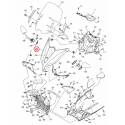 Cache Avant Noir Mat pour Yamaha Tmax 530 de 2012 à 2014