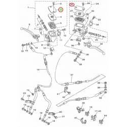 Capot de Maitre Cylindre Droit et Gauche pour Yamaha Tmax 500 08-11, Tmax 530 12-14, Majesty 400 09-11 