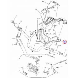 Couvercle de guidon inferieur pour Yamaha Tmax 530 de 2012 à 2014