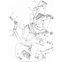 Couvercle de guidon inferieur pour Yamaha Tmax 530 de 2012 à 2014