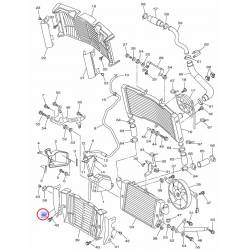 Cache radiateur inférieur latérale droit pour Yamaha Vmax 1700 de 2009 à 2012