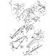 Bas de caisse gris mat droit pour Yamaha Tmax de 2008 à 2011