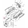 Cache central sous selle pour Yamaha Cygnus 125 de 88 à 90 et Beluga 125 de 90 à 93