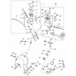 Levier de frein arrière gauche pour Yamaha Xmax 400 de 2013 à 2014