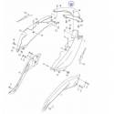 Cache arrière Gris Mat pour Yamaha Xmax 125 et 250 de 2010 à 2013