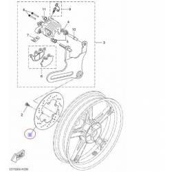 Disque de frein arrière pour Yamaha YZF R125 de 2008 à 2014 et MT 125 de 2015