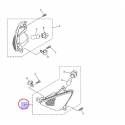 Clignotant complet avant gauche pour Yamaha Tmax 500 de 2001 à 2007