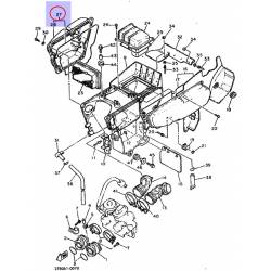 Couvercle de boitier de filtre à air pour Yamaha XT600 de 1990 à 2002