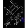 Support de pot d’échappement pour Yamaha Teo's XN125 de 2000