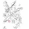 Cache latéral arrière droit gris mat pour Yamaha Tmax 500 de 2008 à 2009