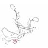 Couvercle de guidon gris pour Yamaha Neo's 50 de 2008 