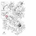 Intérieur d'écope avant droite pour Yamaha XT1200Z de 2010 à 2015
