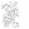 Garde boue avant bleu pour Yamaha XJR1300 de 1999