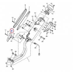 Cache de pot d'échappement pour Yamaha Tmax 500 de 2008 à 2011 et 530 de 2012 à 2015