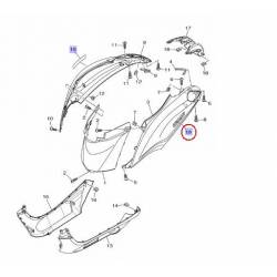 Emblèmes de cache latérale arrière droit ou gauche pour Yamaha D'elight de 2014 