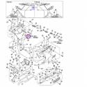 Panneau carenage avant droit rouge pour YAMAHA R1 de 2003
