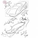 Poignée de maintient passager droit pour Yamaha Xmax 125 de 2006 à 2009 et Xmax 250 de 2008 à 2009