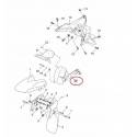 Garde boue arrière pour Yamaha Xmax 125 et 250 de 2010 et de 2014 à 2016