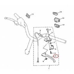 Levier gauche de frein arrière pour Yamaha Neo's YN50 de 1997 à 2006 et Neo's YN100 de 1999 à 2003