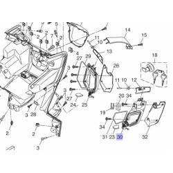 Trappe boite à gant gauche Xmax 125/300/400 2013-2016